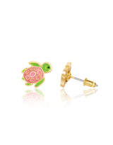 Girl Nation GN-J366s Boucles d'oreilles en émail - Tortue - Girl Nation vendu par Veille sur toi
