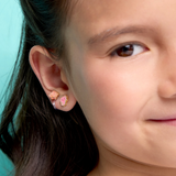 Girl Nation GN-J367sC Boucles d'oreilles à clip en émail - Coquillage - Girl Nation vendu par Veille sur toi