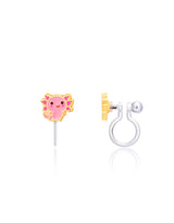 Girl Nation GN-J369sC Boucles d'oreilles à clip en émail - Axolotl - Girl Nation vendu par Veille sur toi