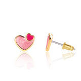 Girl Nation GN-J372s Boucles d'oreilles en émail - Coeur de mon coeur - Girl Nation vendu par Veille sur toi
