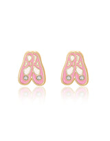 Girl Nation GN-J456s Boucles d'oreilles en émail - Chaussons de ballet - Girl Nation vendu par Veille sur toi
