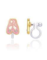 Girl Nation GN-J456sC Boucles d'oreilles à clip en émail - Chaussons de ballet - Girl Nation vendu par Veille sur toi