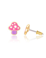 Girl Nation GN-J457s Boucles d'oreilles en émail - Petit champignon - Girl Nation vendu par Veille sur toi
