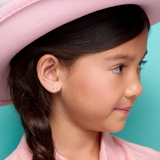 Girl Nation GN-J467s Boucles d'oreilles en émail - Bottes de cowgirl - Girl Nation vendu par Veille sur toi