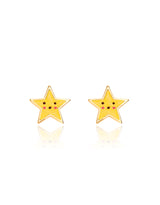 Girl Nation GN-J503S Boucles d'oreilles en émail - Étoile - Girl Nation vendu par Veille sur toi
