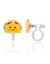 Girl Nation GN-J523S02C Boucles d'oreilles à clip en émail - Tacos - Girl Nation vendu par Veille sur toi