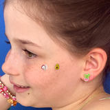 Girl Nation GN-J535S Boucles d'oreilles en émail - Cochon Précieux - Girl Nation vendu par Veille sur toi