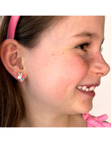 Girl Nation GN-J537S02 Boucles d'oreilles en émail - Licorne - Girl Nation vendu par Veille sur toi