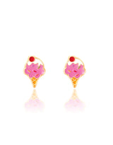 Girl Nation GN-J563S Boucles d'oreilles en émail - Cornet de crème glacée - Girl Nation vendu par Veille sur toi