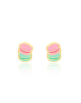 Girl Nation GN-J565s07 Boucles d'oreilles en émail - Les petits macarons - Girl Nation vendu par Veille sur toi