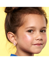 Girl Nation GN-J572S05 Boucles d'oreilles en émail - Chat rose - Girl Nation vendu par Veille sur toi