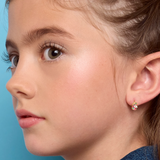 Girl Nation GN-J681E Boucles d'oreilles anneaux plaquées or 18 carats – Licorne – Girl Nation vendu par Veille sur toi