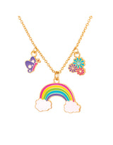 Girl Nation GN-J7112GS Coffret cadeau collier & boucles d'oreilles - Arc-en-ciel & nuage - Girl Nation vendu par Veille sur toi