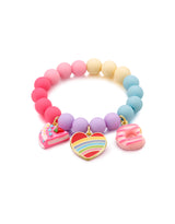 Girl Nation GN-J802B Bracelet - Coeur arc-en-ciel - Girl Nation vendu par Veille sur toi