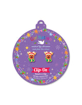 Girl Nation GN-JX513sc Boucles d'oreilles à clip en émail - Renne magique  - Girl Nation vendu par Veille sur toi