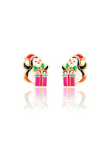 Girl Nation GN-JX515s Boucles d'oreilles en émail - Cadeau pour manchot - Girl Nation vendu par Veille sur toi