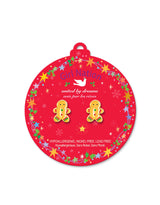 Girl Nation GN-JX517s Boucles d'oreilles en émail - Bonhomme de pain d'épices - Girl Nation vendu par Veille sur toi