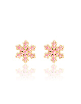 Girl Nation GN-JX519s Boucles d'oreilles en émail - La magie du flocon de neige - Girl Nation vendu par Veille sur toi
