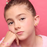 Girl Nation GN-JX519sC Boucles d'oreilles à clip en émail - Flocon de neige - Girl Nation vendu par Veille sur toi