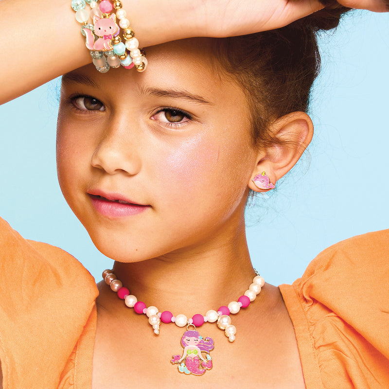 Toyvian 12 Pièces Chaînes De Perles Costume Mardi Gras - Colliers Et Bracelets Perlés Colorés