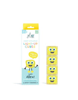 Glo Pals 4-ALEX-82311 Cube lumineux jaune - Alex - Glo Pals vendu par Veille sur toi