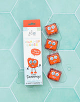 Glo Pals 4-SAMMY-82313 Cube lumineux rouge - Sammy - Glo Pals vendu par Veille sur toi