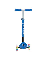 Globber GB432-100 Trottinette pliable à 3 roues lumineuses - Primo 3 à 7 ans - Bleu - Globber vendu par Veille sur toi