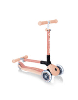 Globber GB692-506 Trottinette pliable à 3 roues lumineuses Ecologic  - Junior 2 à 6 ans - Pêche - Globber vendu par Veille sur toi