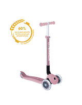 Globber GB692-510 Trottinette pliable à 3 roues lumineuses Ecologic - Junior 2 à 6 ans - Baie - Globber vendu par Veille sur toi