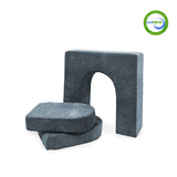 Go Coconut Canadian Play Couches, Furniture and Toys 10223 Wall 10" & Doors Set River Stone / 1 set (3 pieces) vendu par Veille sur toi