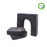 Go Coconut Canadian Play Couches, Furniture and Toys 10224 Wall 10" & Doors Set Charcoal Chill / 1 set (3 pieces) vendu par Veille sur toi