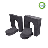 Go Coconut Canadian Play Couches, Furniture and Toys 10292 10" & 5" Walls & Doors Bundle (5 pieces) Charcoal Chill vendu par Veille sur toi
