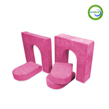 Go Coconut Canadian Play Couches, Furniture and Toys 10303 10" & 5" Walls & Doors Bundle (5 pieces) Pitaya Punch vendu par Veille sur toi