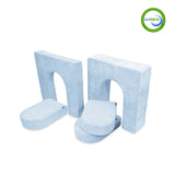 Go Coconut Canadian Play Couches, Furniture and Toys 10483 10" & 5" Walls & Doors Bundle (5 pieces) Polar Plush vendu par Veille sur toi