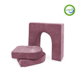 Go Coconut Canadian Play Couches, Furniture and Toys sku-43797945352436 Wall 10" & Doors Set Rose Blush / 1 set (3 pieces) vendu par Veille sur toi
