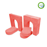 Go Coconut Canadian Play Couches, Furniture and Toys sku-45884816130292 10" & 5" Walls & Doors Bundle (5 pieces) Coral Crush vendu par Veille sur toi