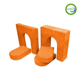 Go Coconut Canadian Play Couches, Furniture and Toys sku-46516368998644 10" & 5" Walls & Doors Bundle (5 pieces) Twisty Tangerine vendu par Veille sur toi
