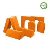 Go Coconut Canadian Play Couches, Furniture and Toys sku-46516370571508 The Builder (7 pieces) Twisty Tangerine vendu par Veille sur toi