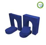 Go Coconut sku-48342223618292 Canapé de jeu - Ensemble murs et portes 10" et 5" de 5 pièces - Go Coconut Cosmic Cobalt vendu par Veille sur toi