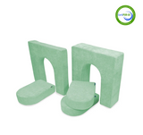 Go Coconut sku-48342223683828 Canapé de jeu - Ensemble murs et portes 10" et 5" de 5 pièces - Go Coconut Misty Mint vendu par Veille sur toi