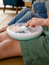 GöBe GOBELARGEBLUE Boîte à collation - Grand snack spinner - Bleu - Gobe vendu par Veille sur toi