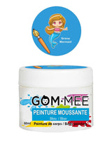 GOM.MEE ⚜ BGOM-PEINTSIR Nettoyant pour le corps - Peinture moussante bleu sirène - GOM.MEE vendu par Veille sur toi