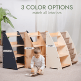 Goodevas CA 2in1 Montessori Shelf for Books and Toys vendu par Veille sur toi
