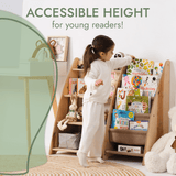 Goodevas CA 2in1 Montessori Shelf for Books and Toys vendu par Veille sur toi