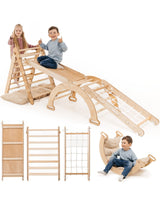 Goodevas CA 5MCS-TRIA-NET-CUSH-CA Structure d’escalade Montessori 5-en-1 pour enfants  - Goodevas vendu par Veille sur toi