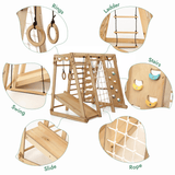 Goodevas CA 6in1 Indoor Jungle Gym for Toddler: Playground + Swings Set + Slide Board + Rope + Stairs vendu par Veille sur toi