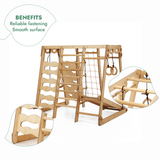 Goodevas CA 6in1 Indoor Jungle Gym for Toddler: Playground + Swings Set + Slide Board + Rope + Stairs vendu par Veille sur toi
