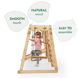Goodevas CA 6in1 Indoor Jungle Gym for Toddler: Playground + Swings Set + Slide Board + Rope + Stairs vendu par Veille sur toi