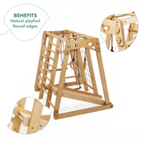 Goodevas CA 6in1 Indoor Jungle Gym for Toddler: Playground + Swings Set + Slide Board + Rope + Stairs vendu par Veille sur toi
