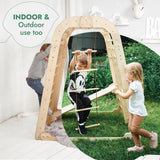 Goodevas CA IWPC-6IN1-CA Indoor Wooden Playground for Children - 6in1 Playground + Swings Set + Slide Board vendu par Veille sur toi
